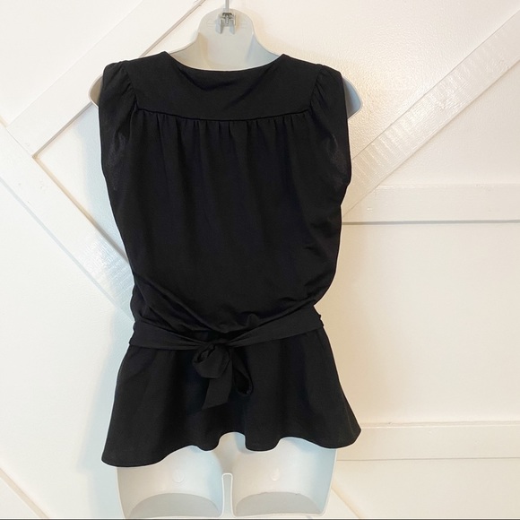 Banana Republic Draped Surplice Peplum Blouse XS - Picture 4 of 8